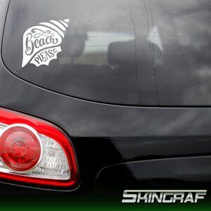 Beach Please - 6" Vinyl Decal